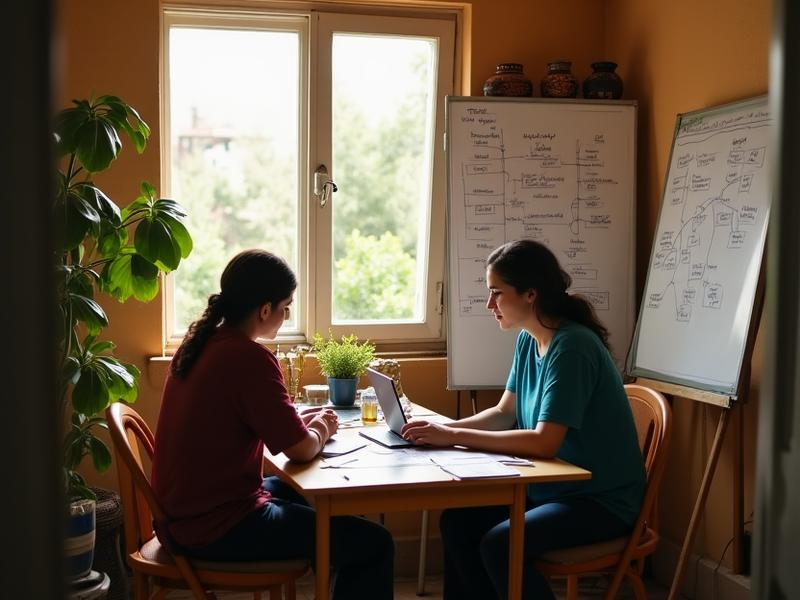 جلسة عصف ذهني لمؤسسي ديكوليرن في غزة