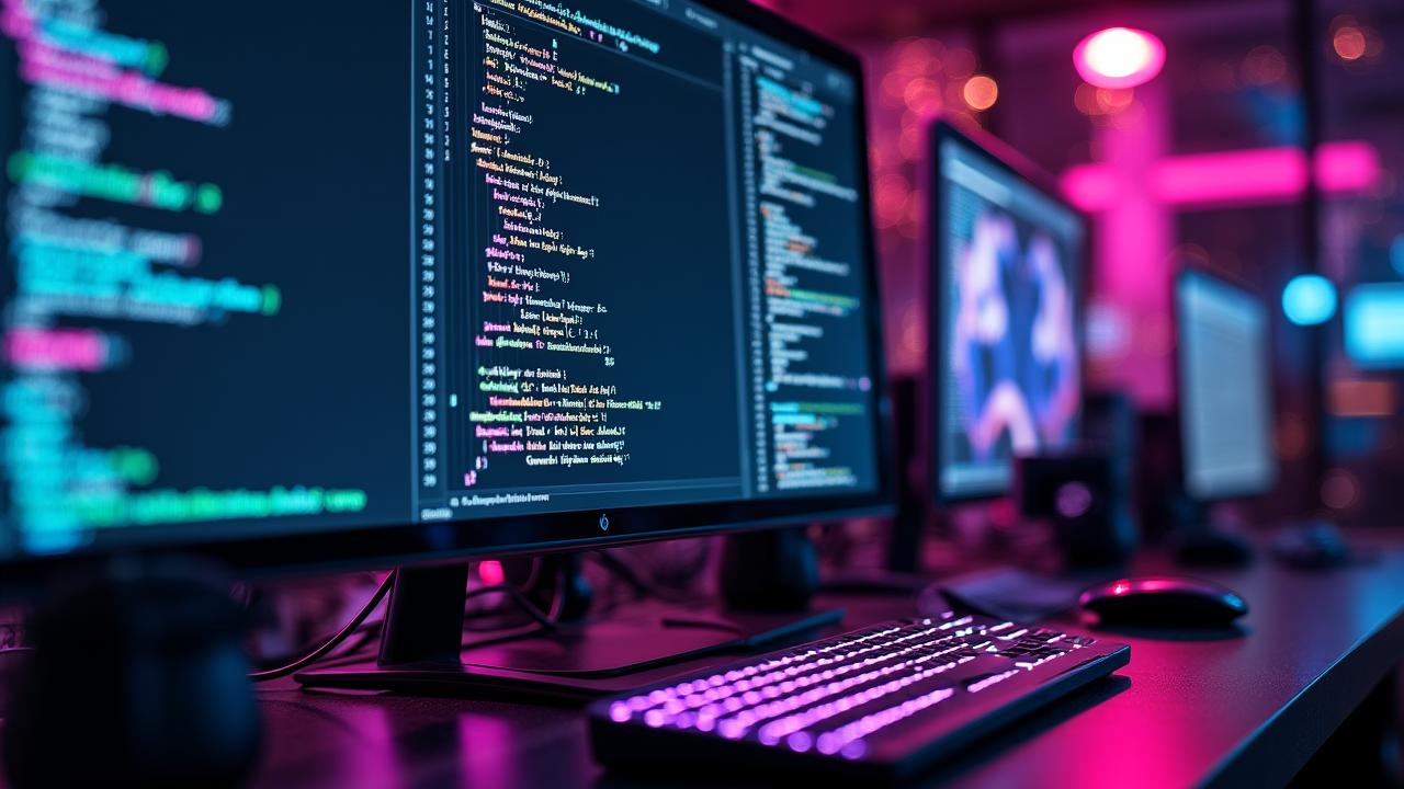 شاشة برمجية تفاعلية تظهر كود بايثون مكتوب بلغة عربية