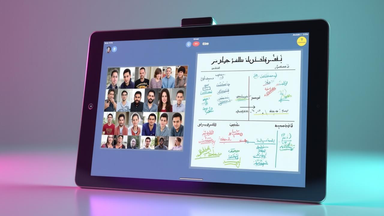 واجهة الصف الافتراضي التفاعلي من DecoLearn
